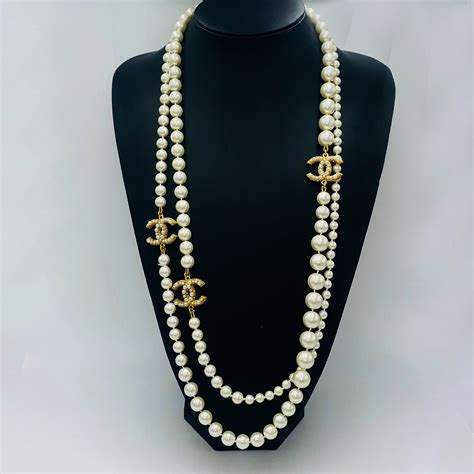 chanel necklaces cheap|authentic chanel necklace for sale.